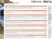 Tablet Screenshot of diary.nahoo.net